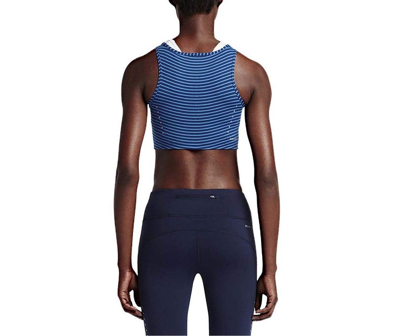 Nike Womens Power Running Tank, Blue - Image 3